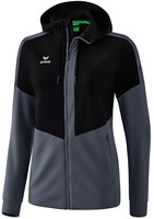 Erima Dames Tr.jack Capu Squad, mt 36, zwart/slate grey