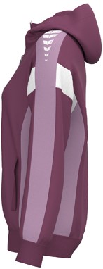 Erima - Celebrate 125 - Trainingjas met kap - Dames - 34 - Burgundy Lavender-2