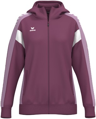Erima - Celebrate 125 - Trainingjas met kap - Dames - 34 - Burgundy Lavender