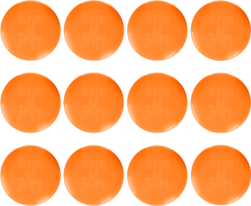 KanJam - Frisbee - Set van 12 - Schoolset - Goud - Oranje