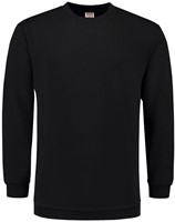 Sweater met ronde hals, mt XS, zwart