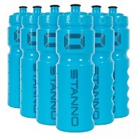 Set van 6 Stanno bidons neon blue