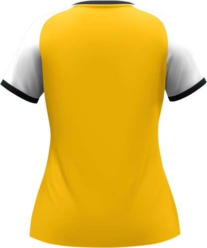 Jako - Dynamic - T-Shirt - Dames - 34/36 - Geel Wit Zwart-3