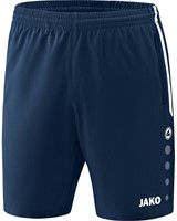 Jako Dames Short Competition 2.0, mt 38/40, marine/wit
