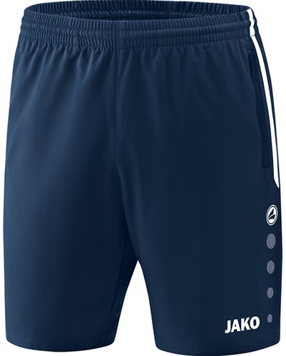 Jako Dames Short Competition 2.0, mt 38/40, marine/wit