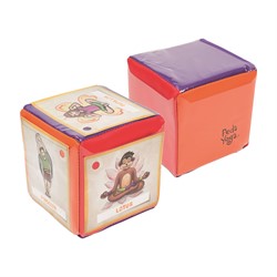Dobbelsteen met insteekhoezen 10x10x10 