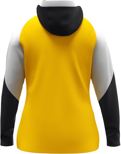 Jako - Dynamic - Jas met kap - Dames - 34/36 - Geel Wit Zwart-3
