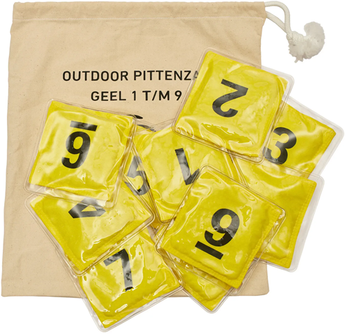 Nijha - Pittenzakjes - outdoor- genummerd set van 10 - 0 t/m 9