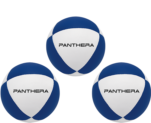 Panthera - Jongleerbal - Set van 3 - 117 gram per bal - 8 panelen