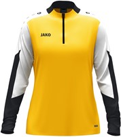Jako - Dynamic - Ziptop - Dames - 34/36 - Geel Wit Zwart