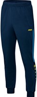 Jako Polyesterbroek Champ, mt L, marine/Jako blauw/fluorgeel