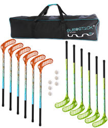 Eurostick - Unihockeys set - Inclusief draagtas - Premium variant - Force one - Diverse maten