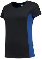 Dames T-shirt Bi-Color korte mouw