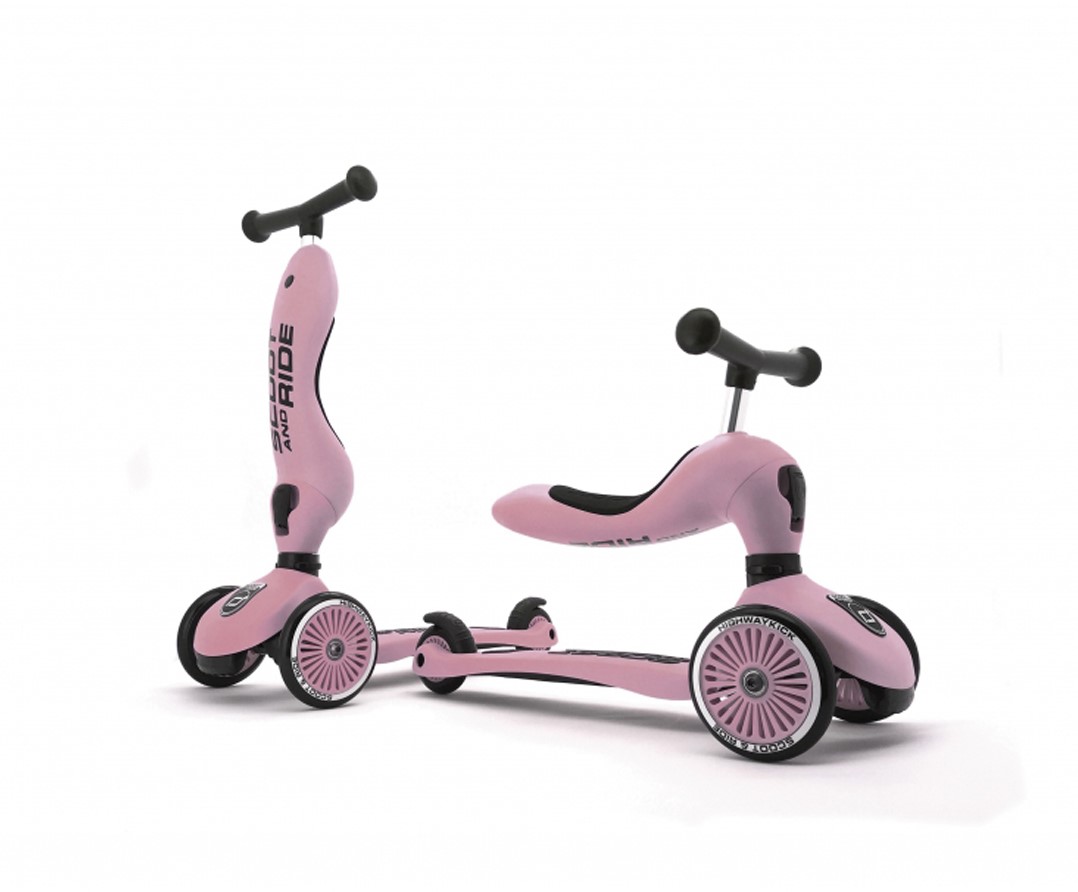 Onbevredigend Onverbiddelijk worm Scoot and ride - 3 wielen step / loopfiets Roze MDsport