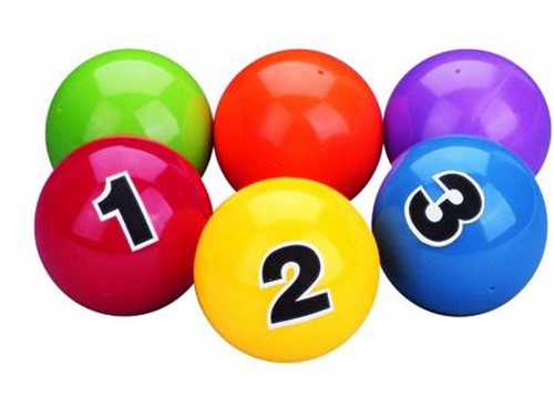 Jongleerballenset 6 ballen
