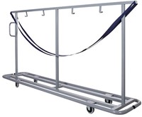 Dikke-mattenwagen - 4 zwenkwieltjes -breed-2