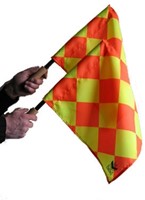 KWD Grensrechtervlag Diamant, oranje/geel, compleet
