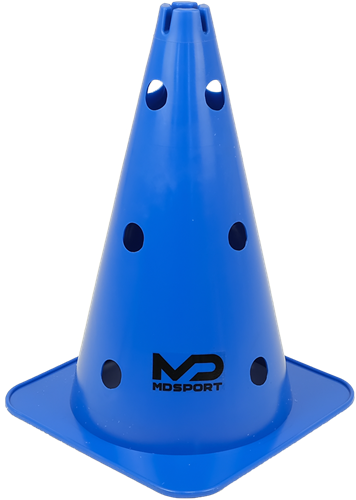 MDsport - Multifunctionele afbakenkegel - 40 cm - Diverse kleuren - Per stuk / Per set