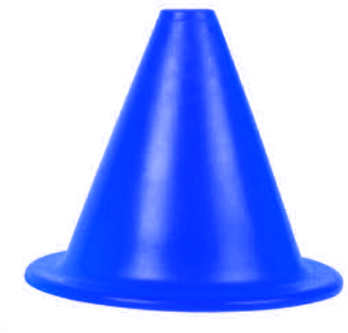 Pion flexibel - Klein - Per stuk - Blauw