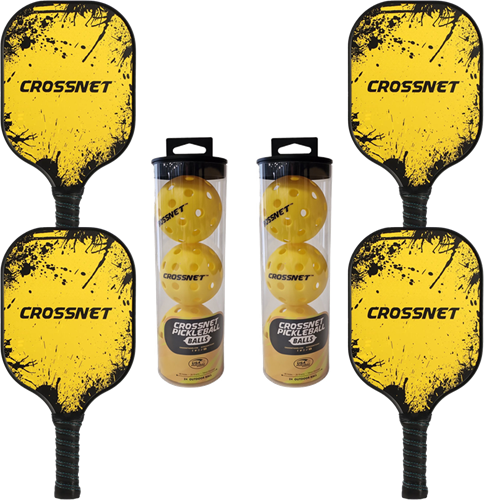 Crossnet - Pickleball set - Set van 4