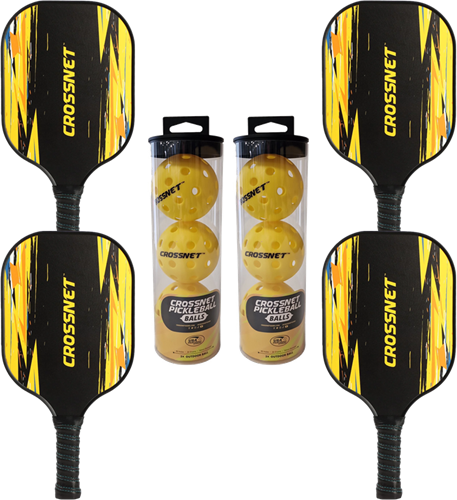 Crossnet - Pickleball set - Pro - Set van 4