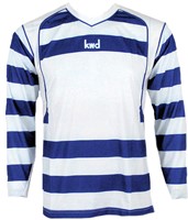 KWD Shirt Desperado lm, mt Mini, blauw/wit