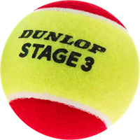 Zachte tennisballen Dunlop Stage 3