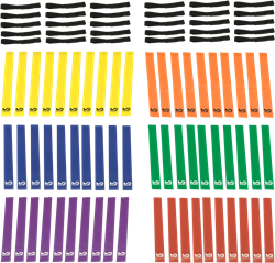 MDsport - Flagfootball flags - Volledig klittenband - Diverse kleuren - Per stuk/Per set