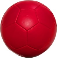 Foambal met huid - 20cm - rood - gecoat