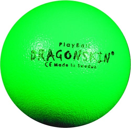 Dragonskin - Foambal met huid - 150 gram - 16 cm - Neon groen