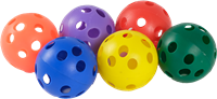 MDsport - Gatenbal 7 cm - set van 6 - 6 kleuren