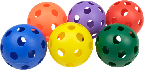 MDsport - Gatenbal 9 cm rood