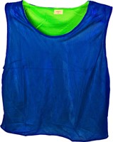 Partijhesje omkeerbaar senior - blauw/groen