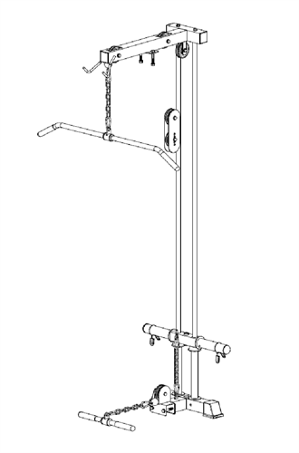  DKN – Power Rack Accessoire – High Pulley/Low Row-2