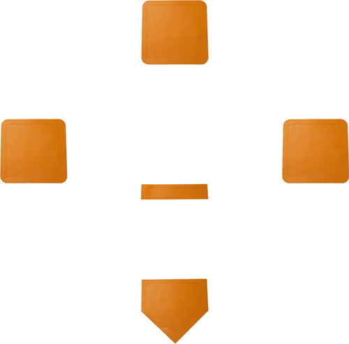 Softbalhonkset - Rubber - Oranje