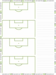 Taktifol Set Plays, voor voetbal, wit