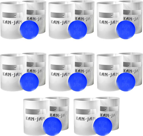 KanJam - Game - Compleet - Schoolset witte kans blauwe frisbees - 32 leerlingen