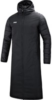 Jako extra lange winterjas/mantel, mt S, zwart
