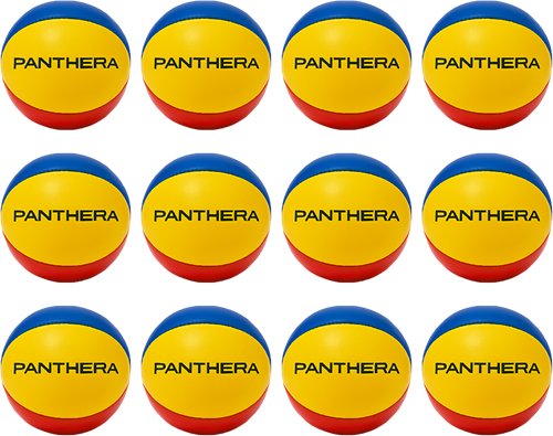 Panthera - Jongleerbal - Set van 12 - 100 gram per bal - Multi color