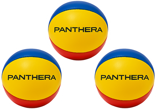Panthera - Jongleerbal - Set van 3 - 100 gram per bal - Multi color