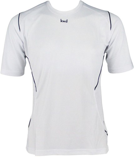 KWD Sportshirt Mundo km, mt 140/152, wit/zwart