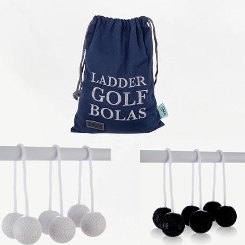 Laddergolf Bolas - Set van 6 - Soft - Zwart/Wit