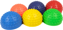 MDsport - Balanceereilandjes set van 6 - Balans bollen - Balanceerbollen - Zilver