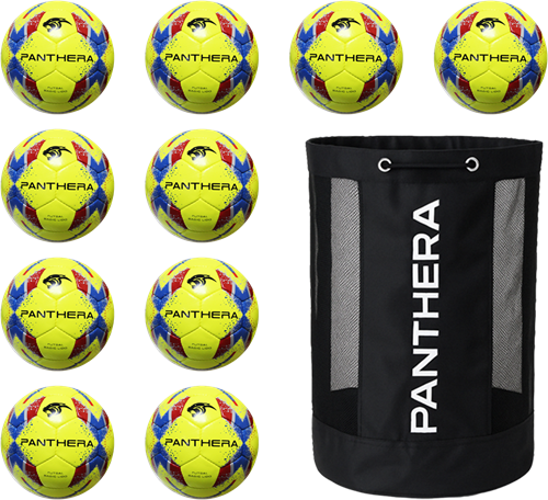Panthera - Futsal - Basic Lido - Classic - Maat 4 - Set van 10 - Inclusief ballentas