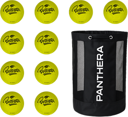 Panthera - Burner bal - Set van 10 - Inclusief ballentas - Zachte handbal - Diverse maten - Diverse kleuren