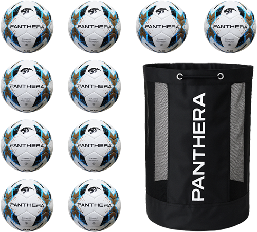 Panthera - Kunstgras voetbal - Campo school - Set van 10 - Inclusief ballentas - Maat 5