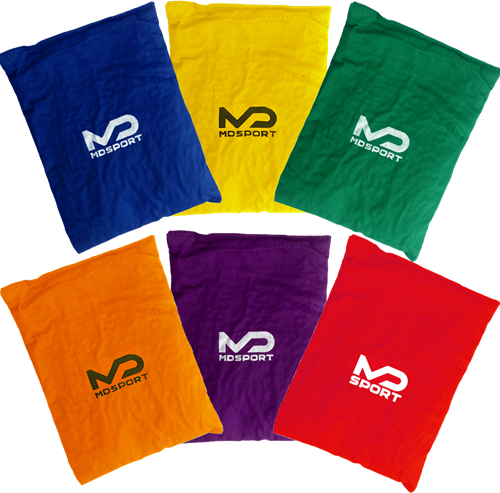 MDsport - Pittenzakjes XL - Set van 6 - Alle kleuren