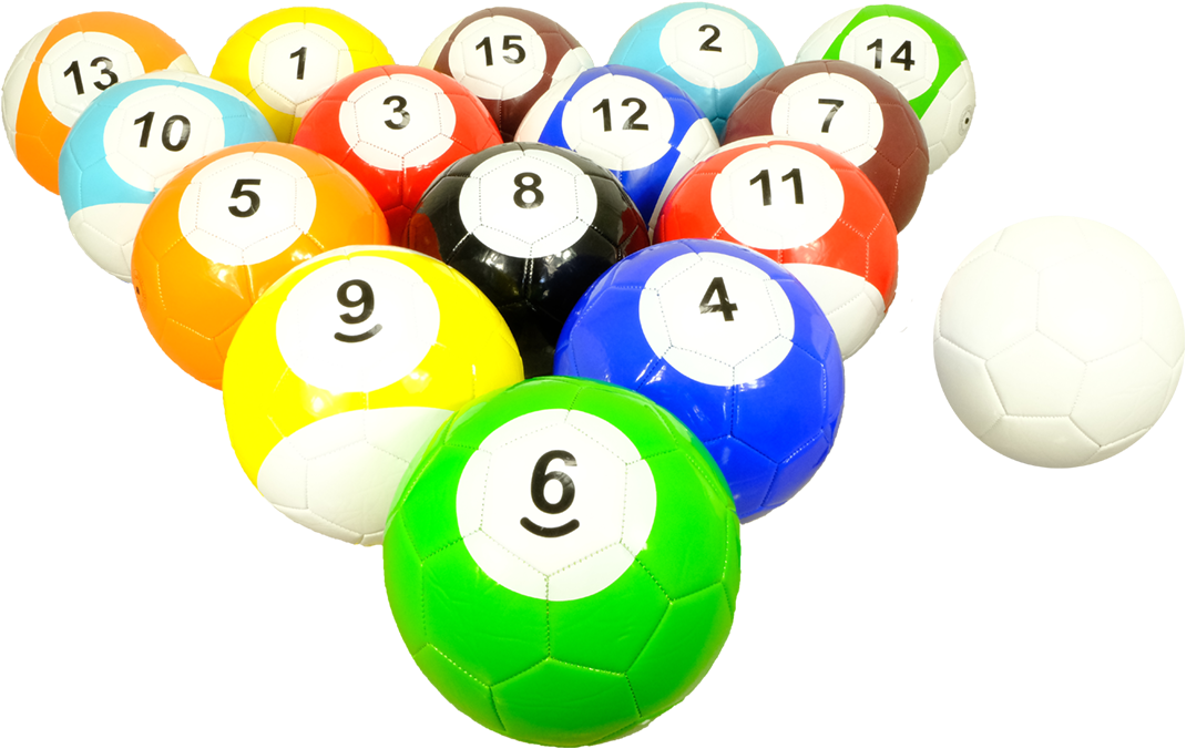 Mondstuk begaan Gedeeltelijk MDsport - Poolvoetbal - Set van 16 ballen - Snookerbal MDsport