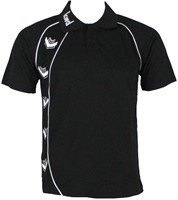 KWD Poloshirt Pronto km, mt 152, zwart/wit