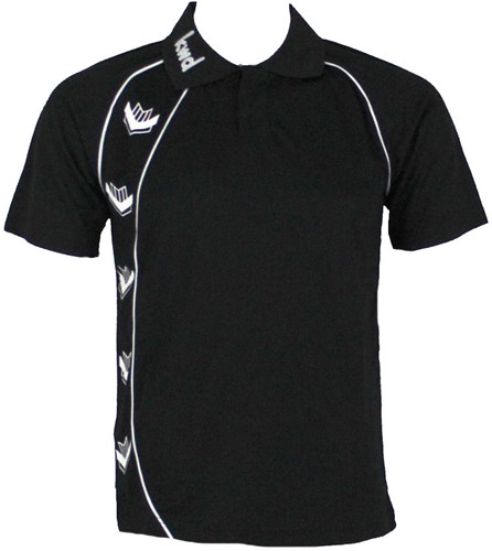 KWD Poloshirt Pronto km, mt 152, zwart/wit